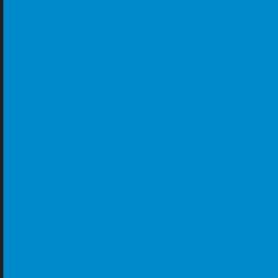 Aslan CT11382 Transparent Process Blue - Rolls Liner Supplies