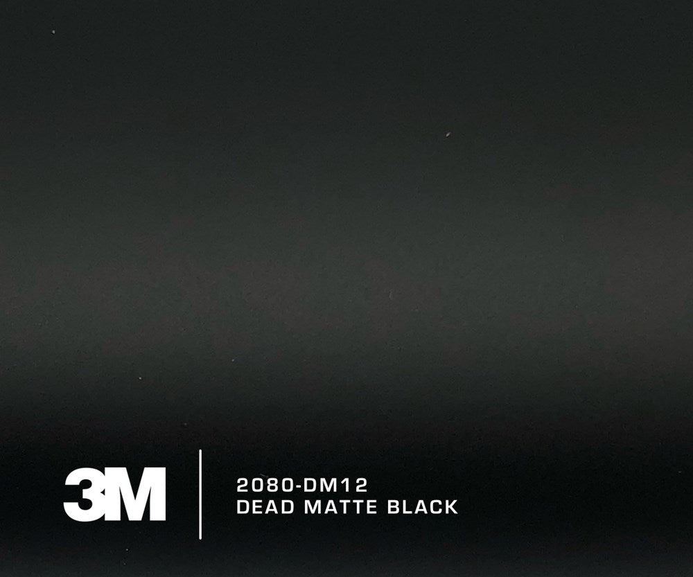 3M 2080 DM12 Dead Matte Black 1520mm - Rolls Liner Supplies