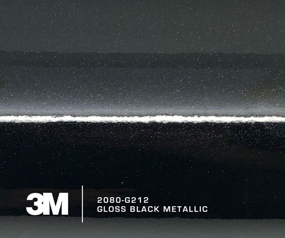 3M 2080 G212 Black Metallic 1520mm