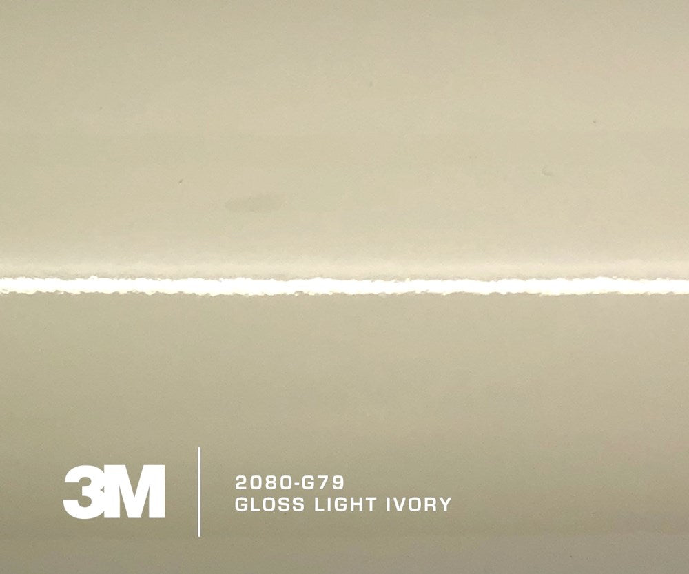 G79 3M 2080 G79 Gloss Light Ivory 1520mm - Rolls Liner Supplies