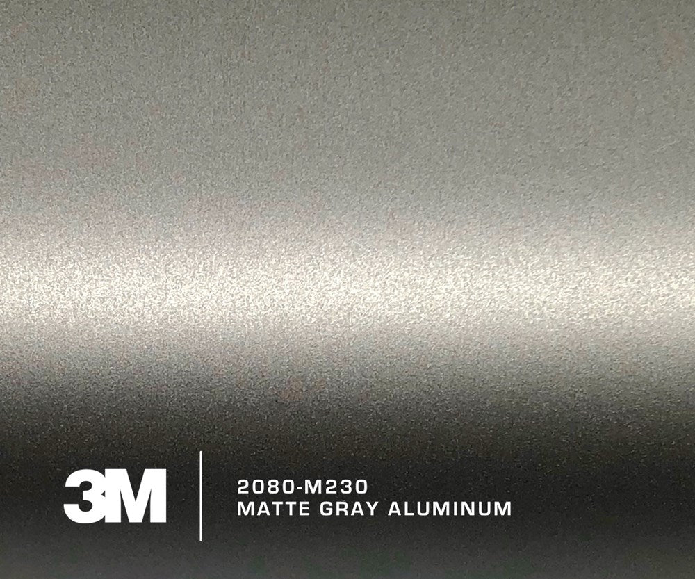 3M 2080 M230 Matte Gray Aluminum 1520mm