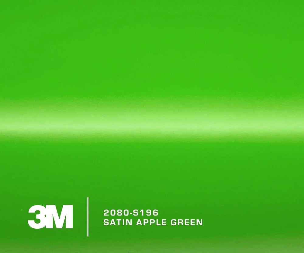 3M 2080 S196 Satin Apple Green 1520mm