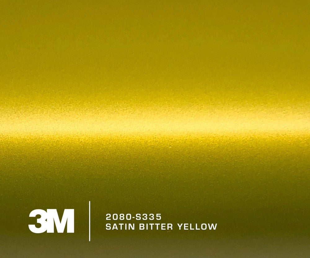 3M 2080 S335 Satin Bitter Yellow 1520mm